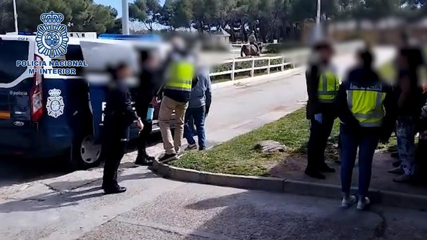 Registros y detenciones en centros hípicos de la Comunidad de Madrid.