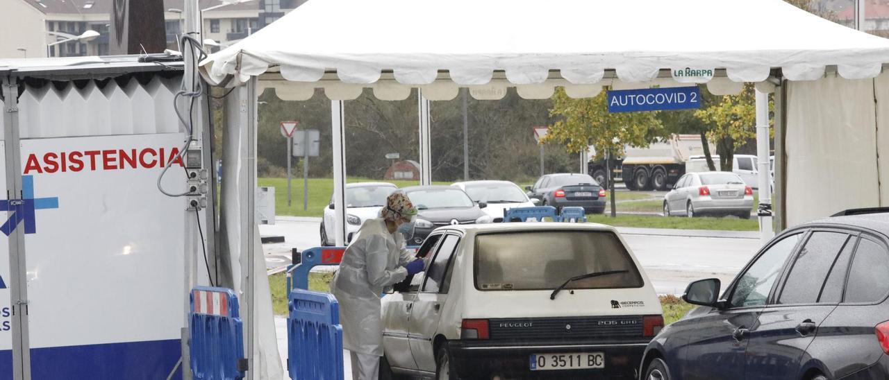 Autocovid de Gijón.