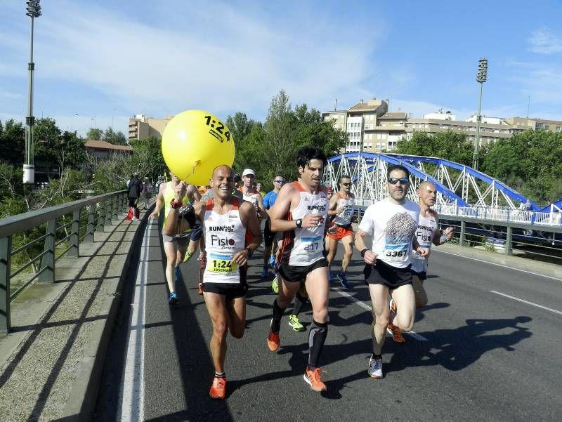 Fotogalería de la XVIII edición de la media maratón de Zaragoza