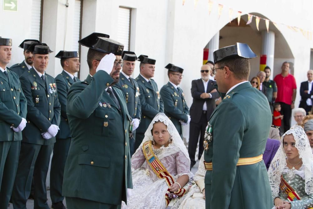 Festividad del Pilar en el cuartel de la Guardia Civil de Xàtiva