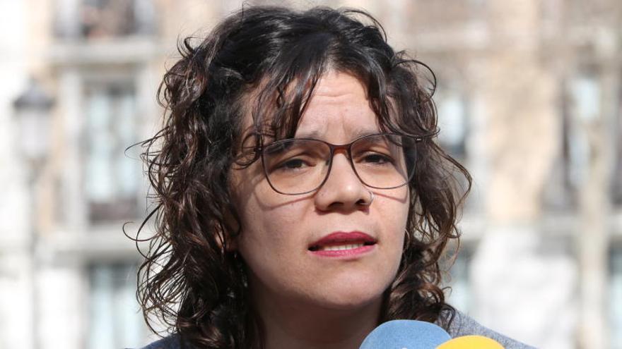 La diputada de la CUP Natàlia Sànchez.