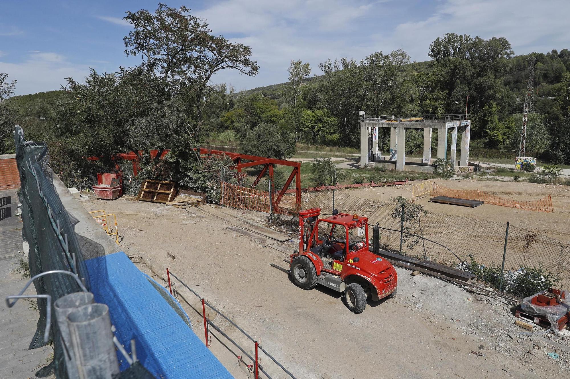 Obres d'ampliació de l'hospital Josep Trueta