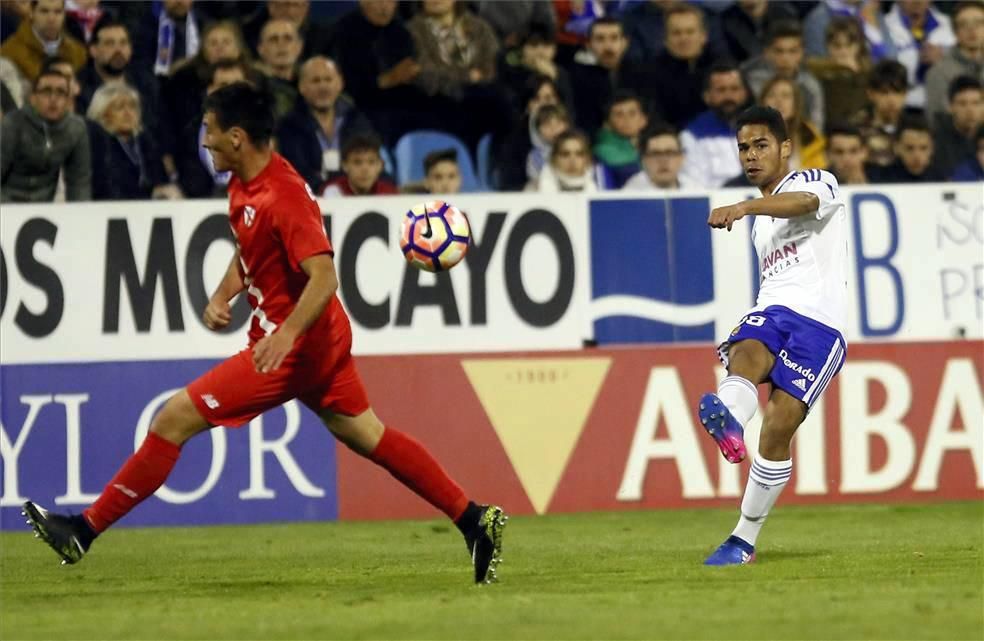 Las imágenes del Real Zaragoza-Sevilla Atlético