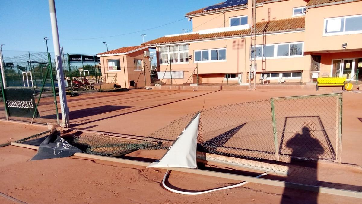 Galería | Así ha quedado la Plana Sport Castelló tras los destrozos del viento
