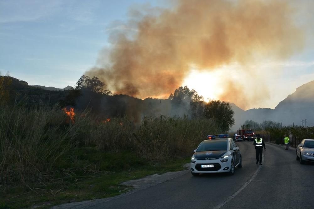 Un incendio en El Menjú devora parte de la vegetación del paraje