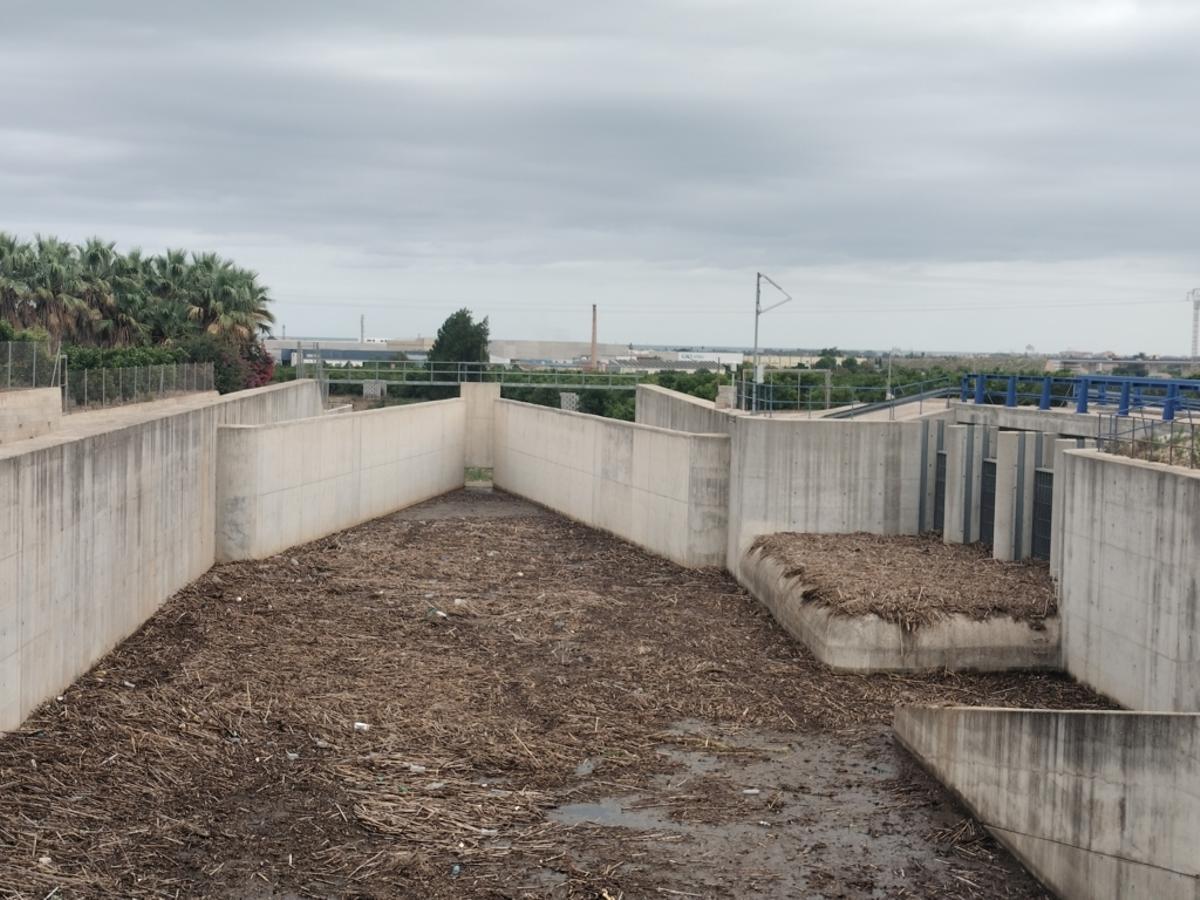 La canalización del la rambla de la Gallinera, una de las mayores actuaciones de la empresa en Oliva.