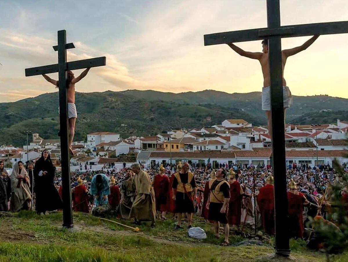 La representación histórica de El Paso, en Riogordo, cumple en estos días su 75 aniversario