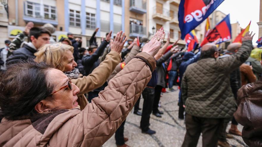 La protesta del pasado sábado en Callosa de Segura