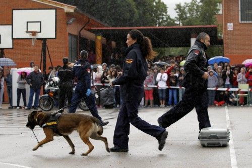 Exhibición de la unidad de Guías Caninos del Cuerpo Nacional de Policía en Murcia