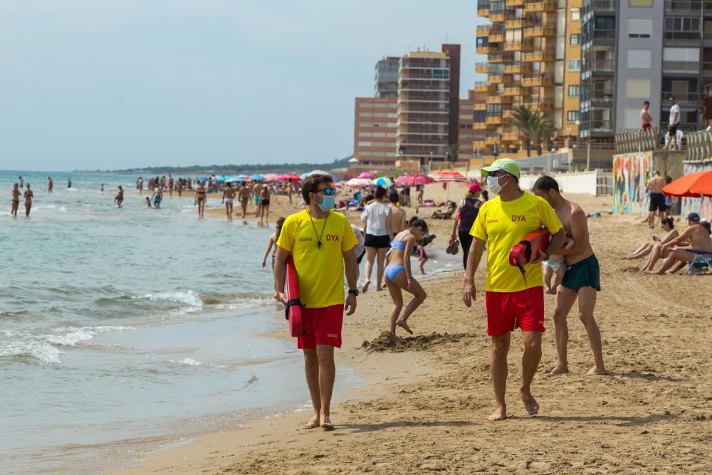 Primer fin de semana de playas abiertas al baño