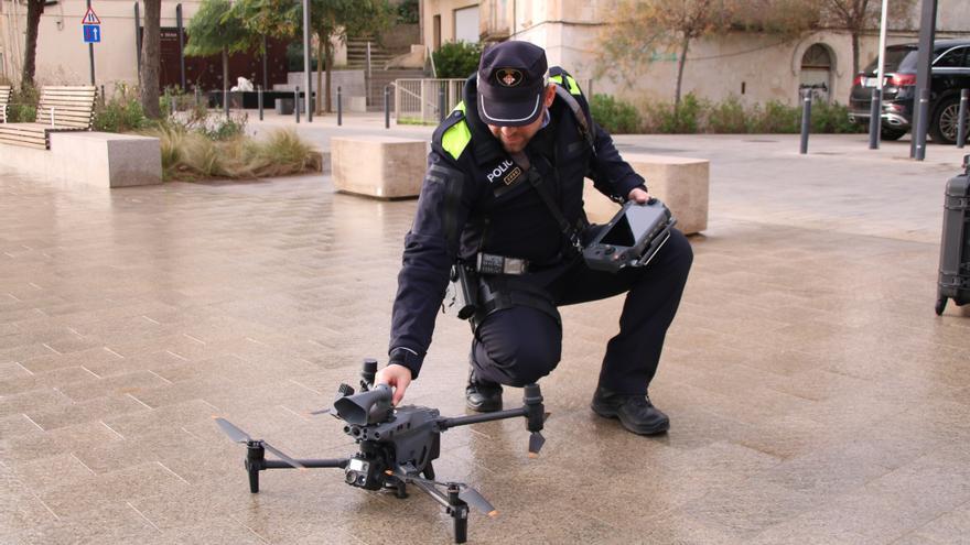 Així és com funciona el nou dron de la Policia Local de Sant Feliu Guíxols