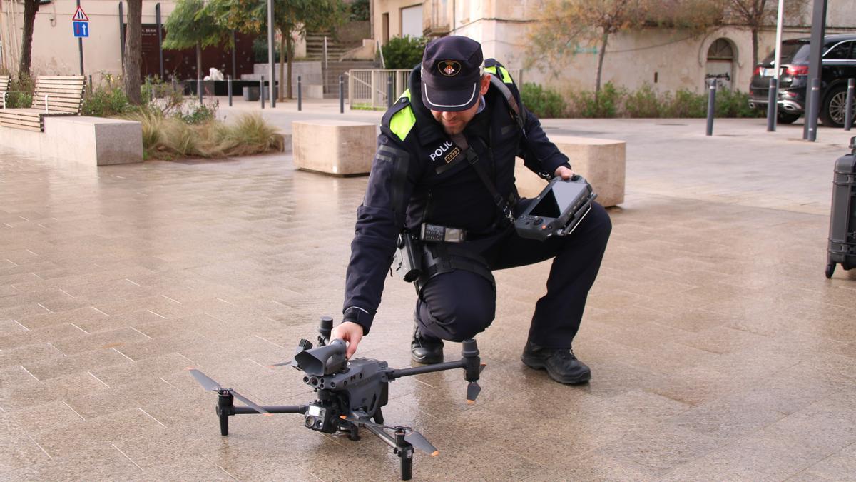 Vídeo: Així actua el nou dron policial a Sant Feliu Guíxols