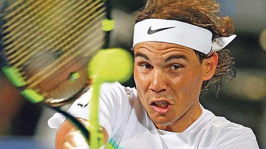 Rafel Nadal en Abu Dabi.