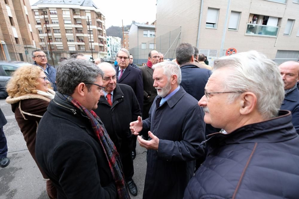 Los ministros Álvaro Nadal e Iñigo de la Serna, en Asturias