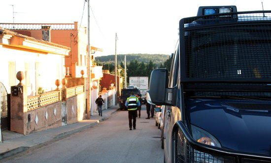 Operatiu policial a Sant Miquel de Fluvià