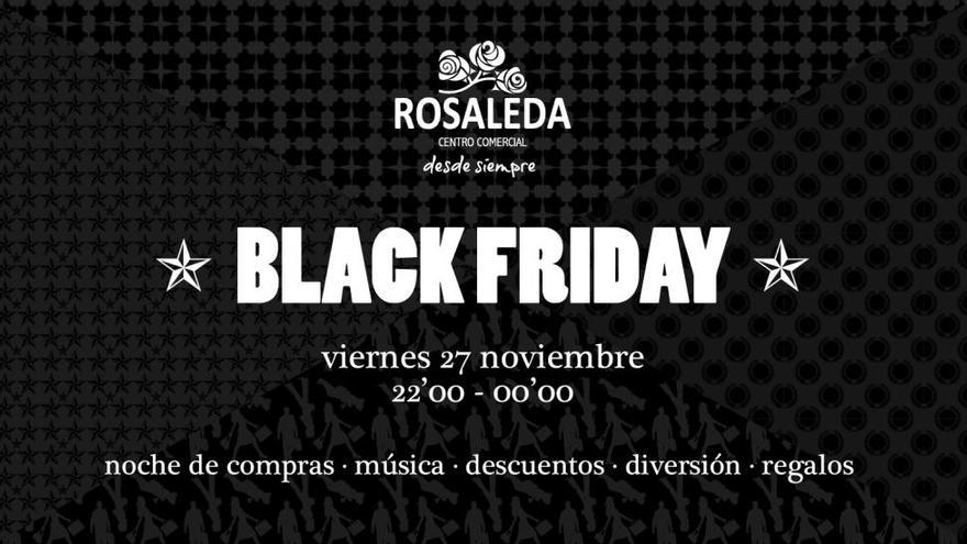 El centro comercial Rosaleda celebra su primer Black Friday