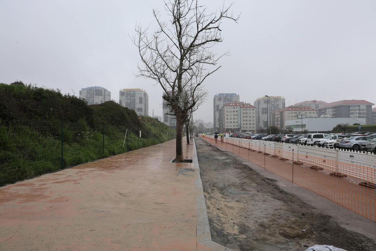 Estado actual de las obras de urbanización del polígono 2.