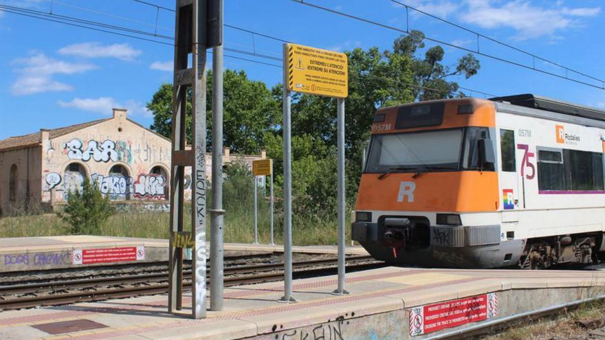 L’estació de Vilajuïga tindrà un pas elevat per a vianants