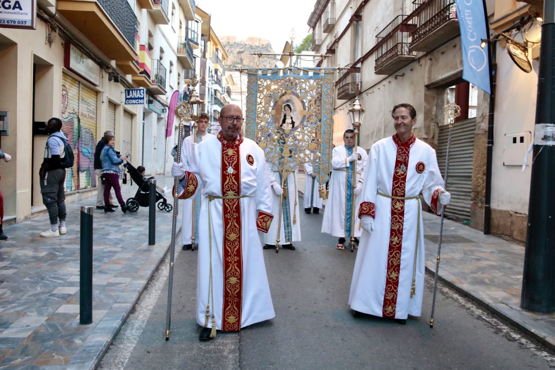 Las mejores fotos de la Peregrinación y los cortejos religiosos de la Santa Misa en Lorca