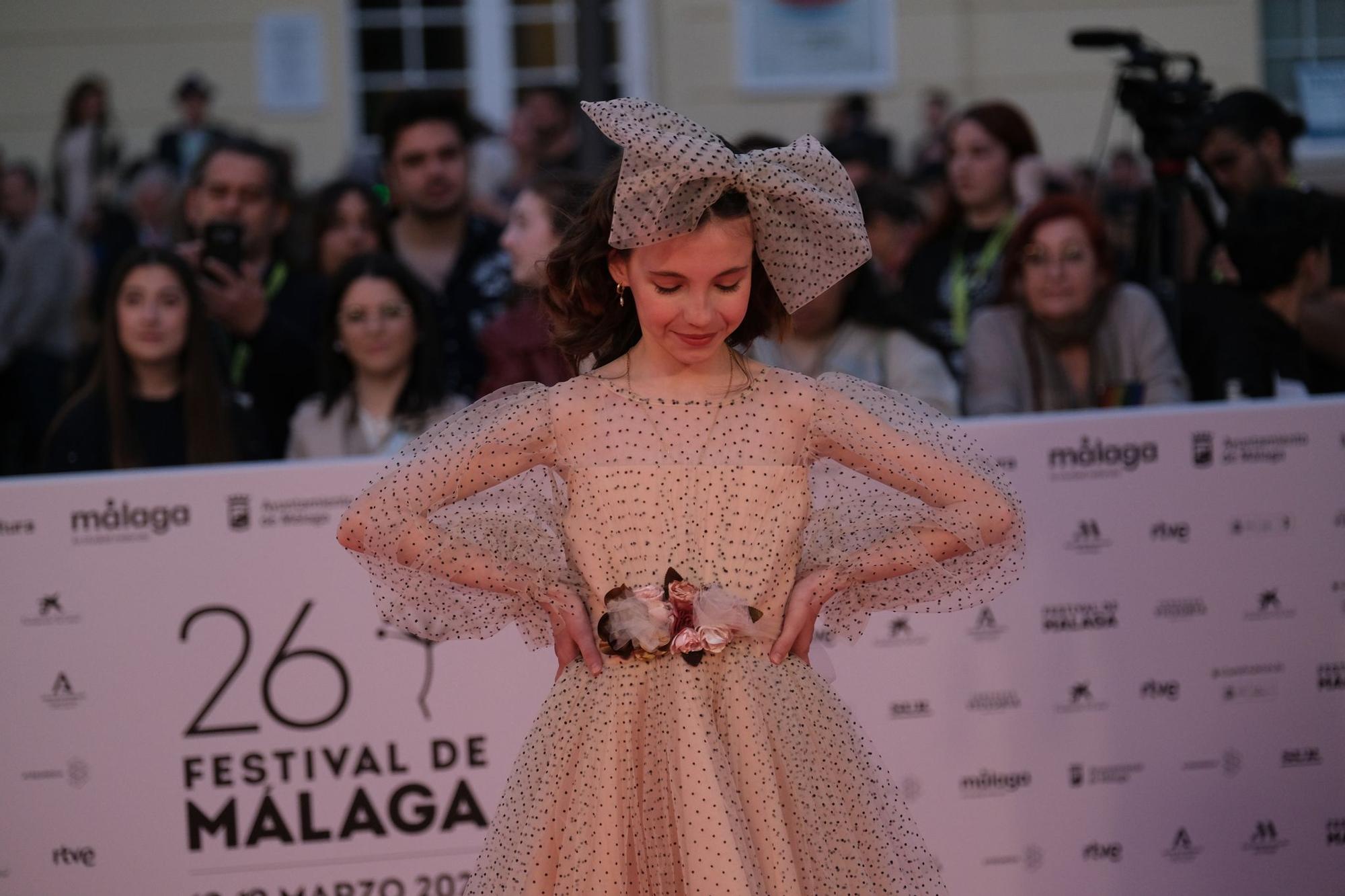 Las imágenes de la alfombra roja de la gala inaugural del 26 Festival de Málaga