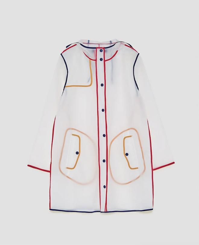 Rebajas 2018: Chubasquero transparente, Zara