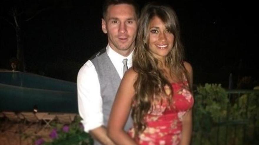 Messi y  Antonella Roccuzzo tienen dos hijos