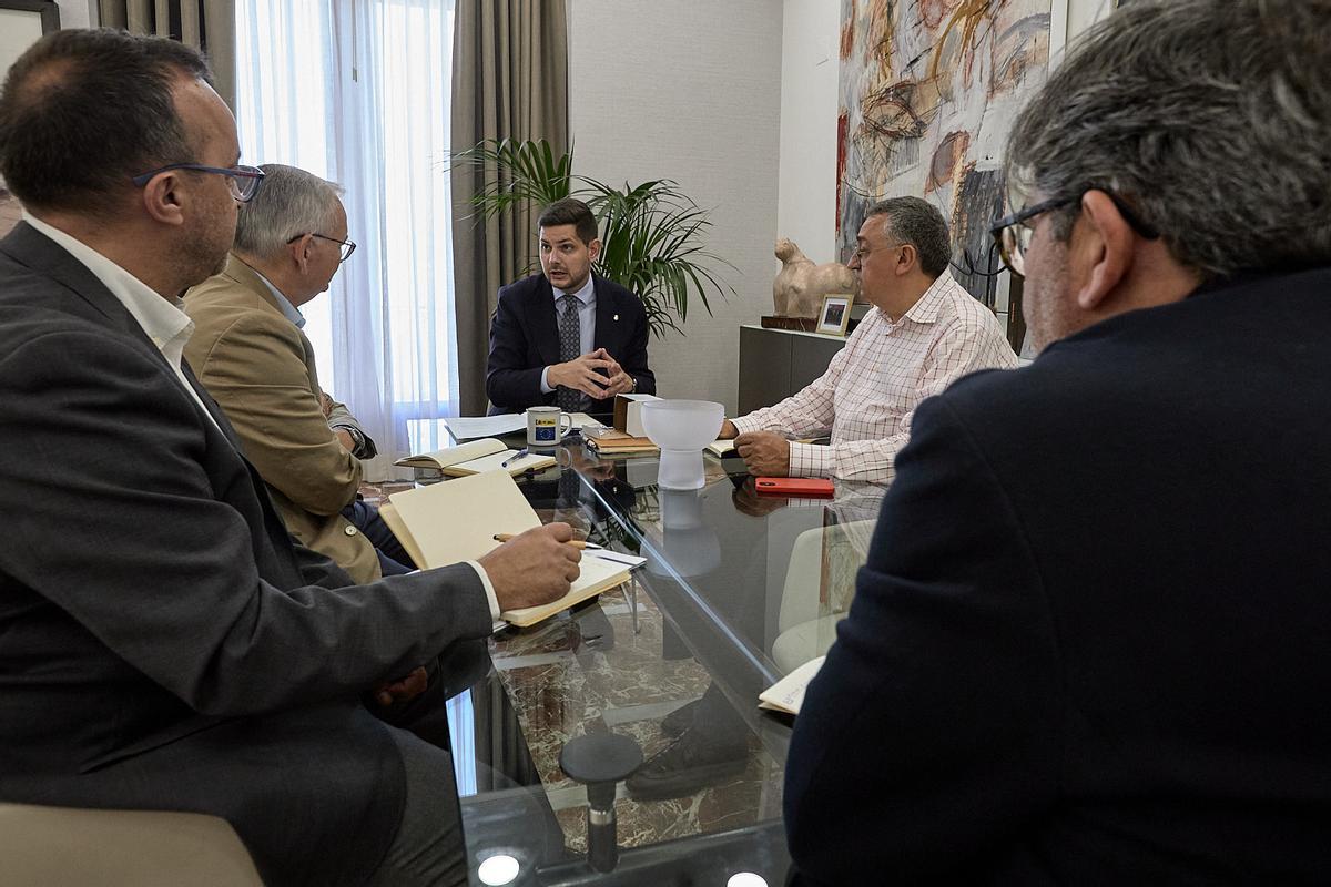 La reunión entre Josep Vicent Boira y José Manuel Prieto
