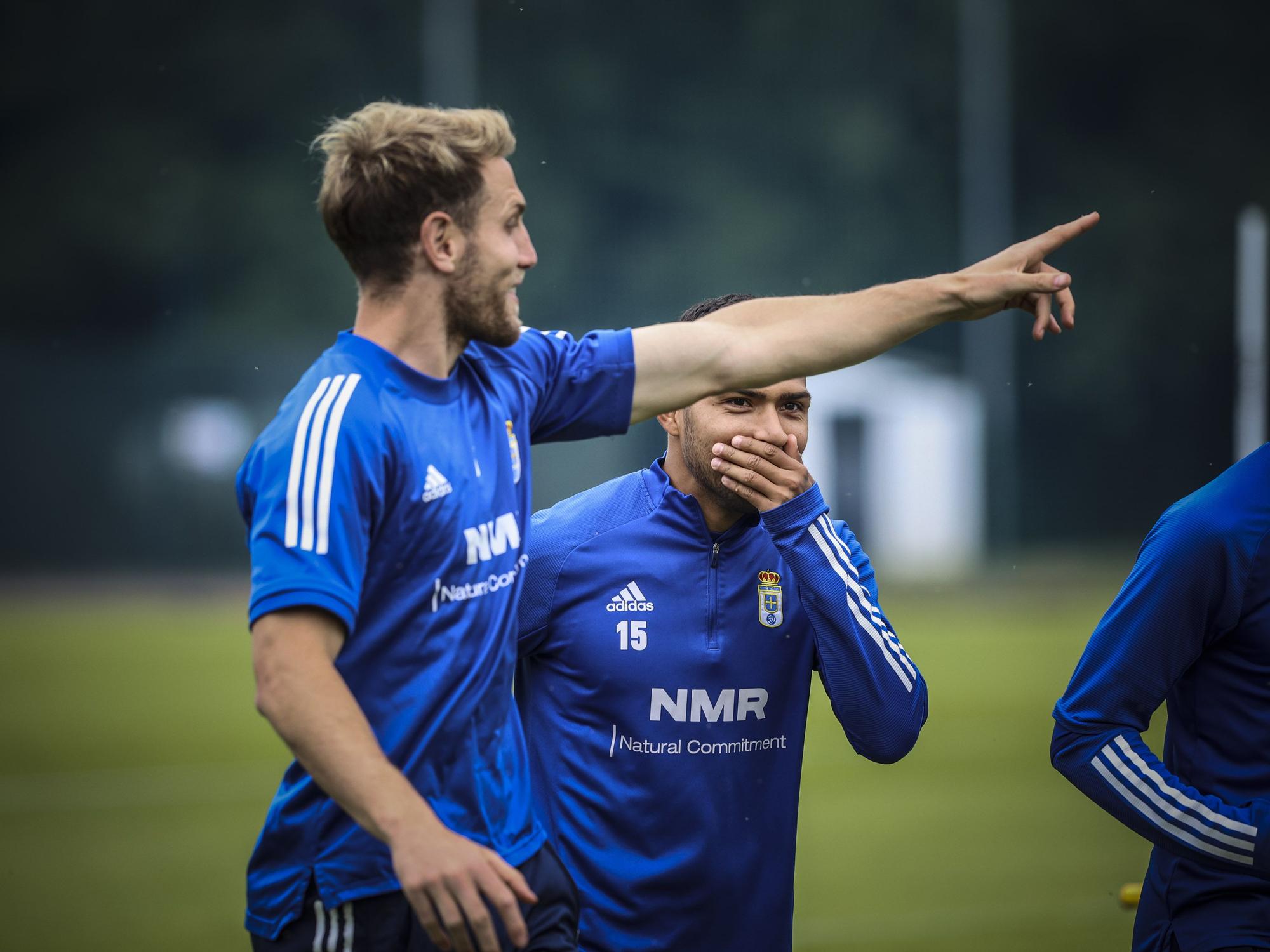 Las imágenes del entrenamiento del Oviedo