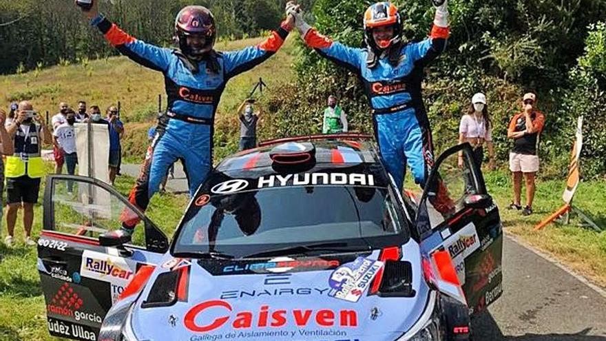 Iván Ares y David Vázquez se llevan la victoria en el Rally de Ferrol