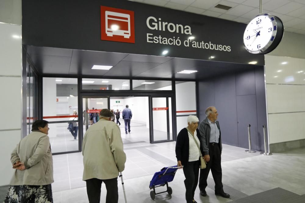 Jornada de portes obertes a la nova estació d'autobusos de Girona