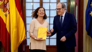 Angel Gabilondo  Defensor del Pueblo hace entrega a Francina Armengol Pta del Congreso de los Diputados Entrega del Informe Anual 2023 del Defensor del Pueblo.