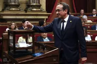 Josep Rull es elegido presidente del Parlament con los votos de Junts, ERC y la CUP
