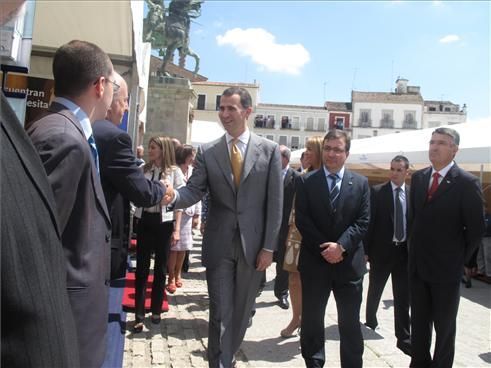 Visita de los Príncipes de Asturias a Trujillo