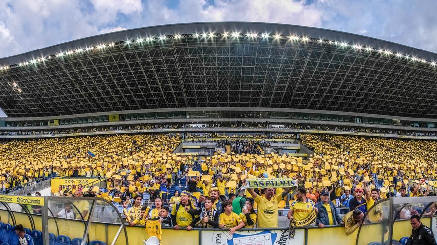 Fecha de la campaña de abonos de la UD y un desafío al viento: ¿se llenará el Gran Canaria en Primera?