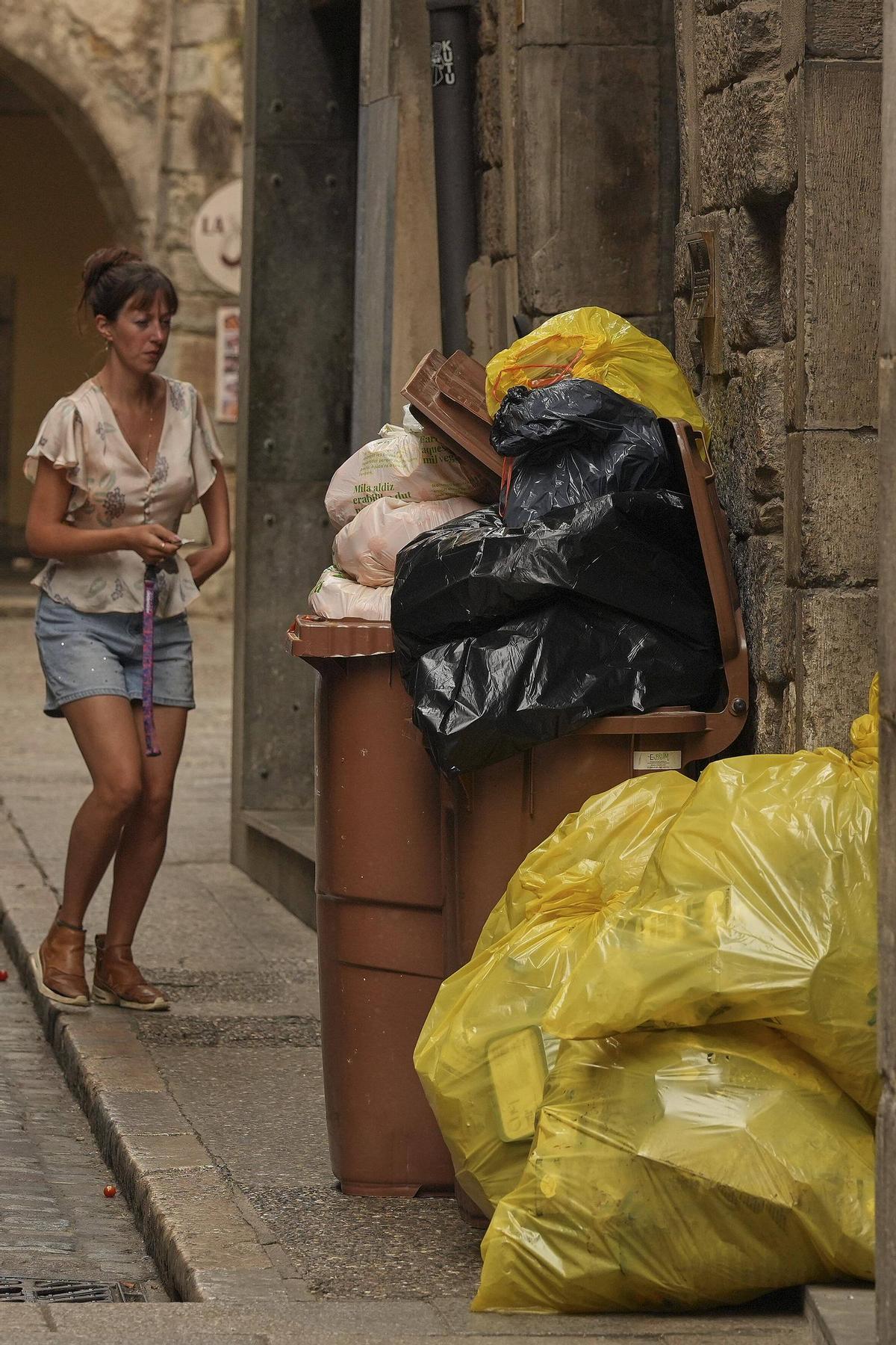 Les imatges dels efectes de la vaga d'escombriaires a la ciutat de Girona