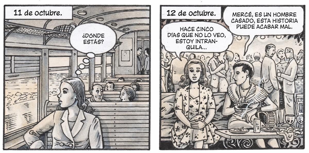 Viñetas de 'El diario de la señorita Litgi'.