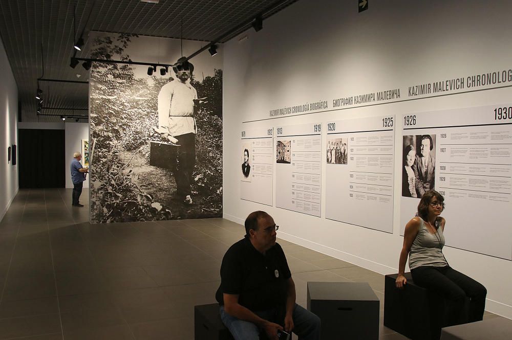 Exposición de Malévich en el Museo Ruso