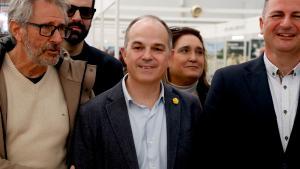 El secretario general de Junts, Jordi Turull, este sábado en Amposta