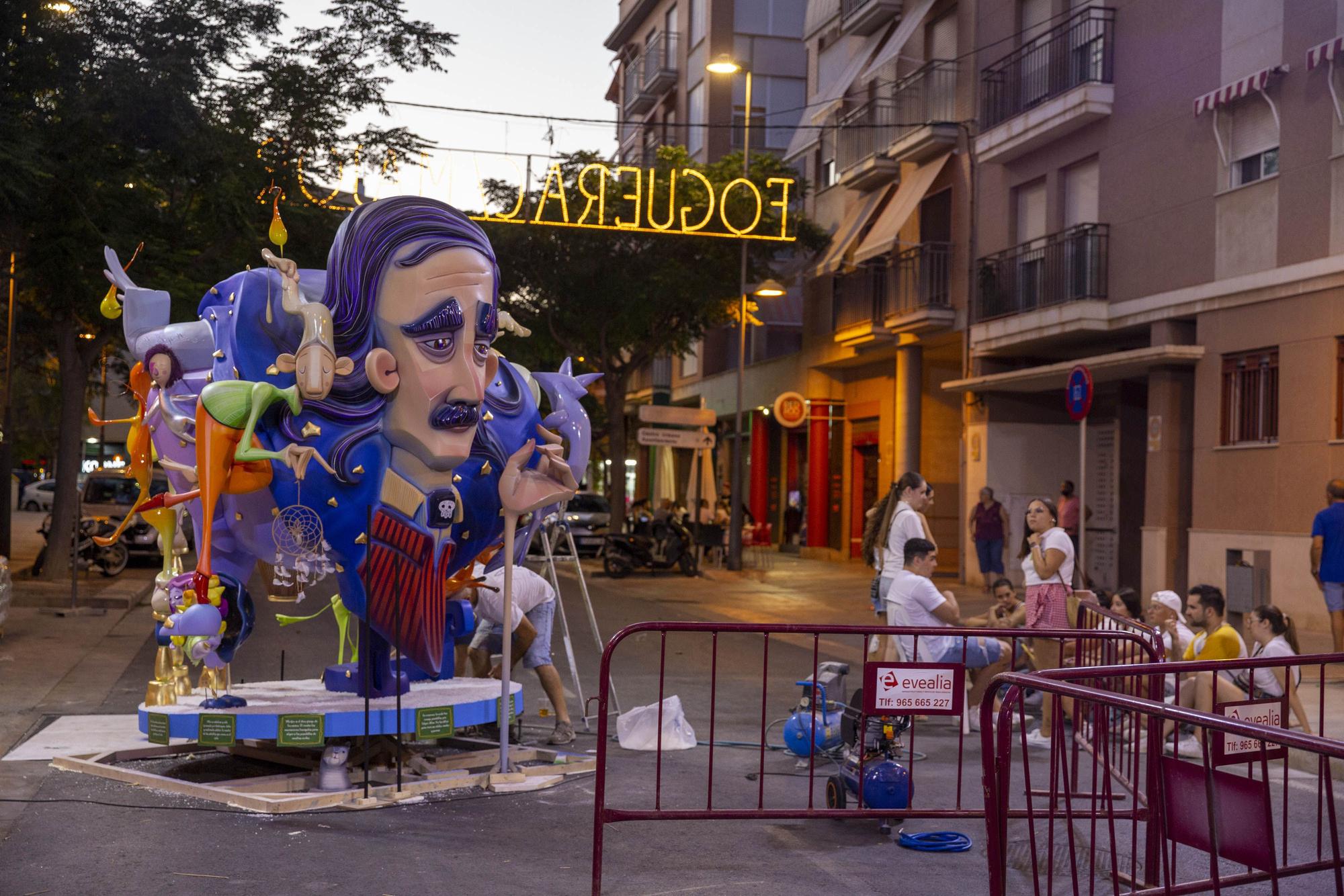 San Vicente inicia sus fiestas de Hogueras con la plantà