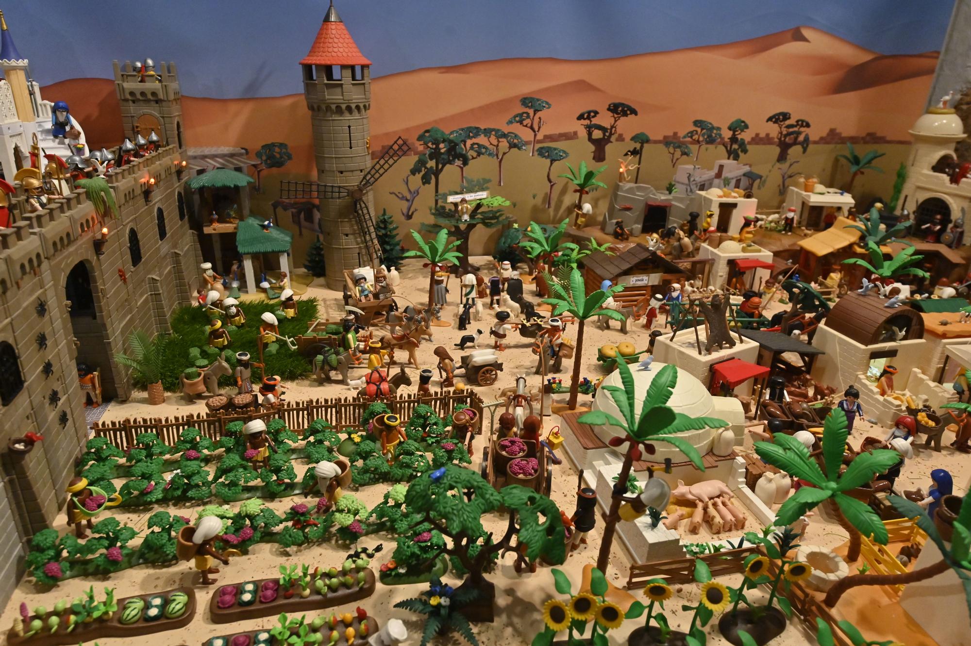 Todos los detalles del belén monumental de Playmobil de Vila-real