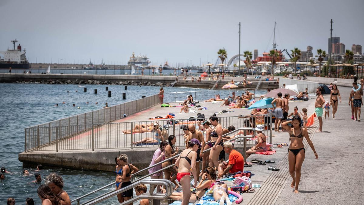 Zona de Charcos en Valleseco, en el litoral de Santa Cruz de Tenerife.