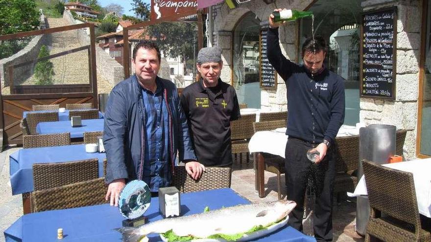 Cangas de Onís sirve en carpaccio, a 40 euros la ración, un campanu de Asturias &quot;espectacular&quot;