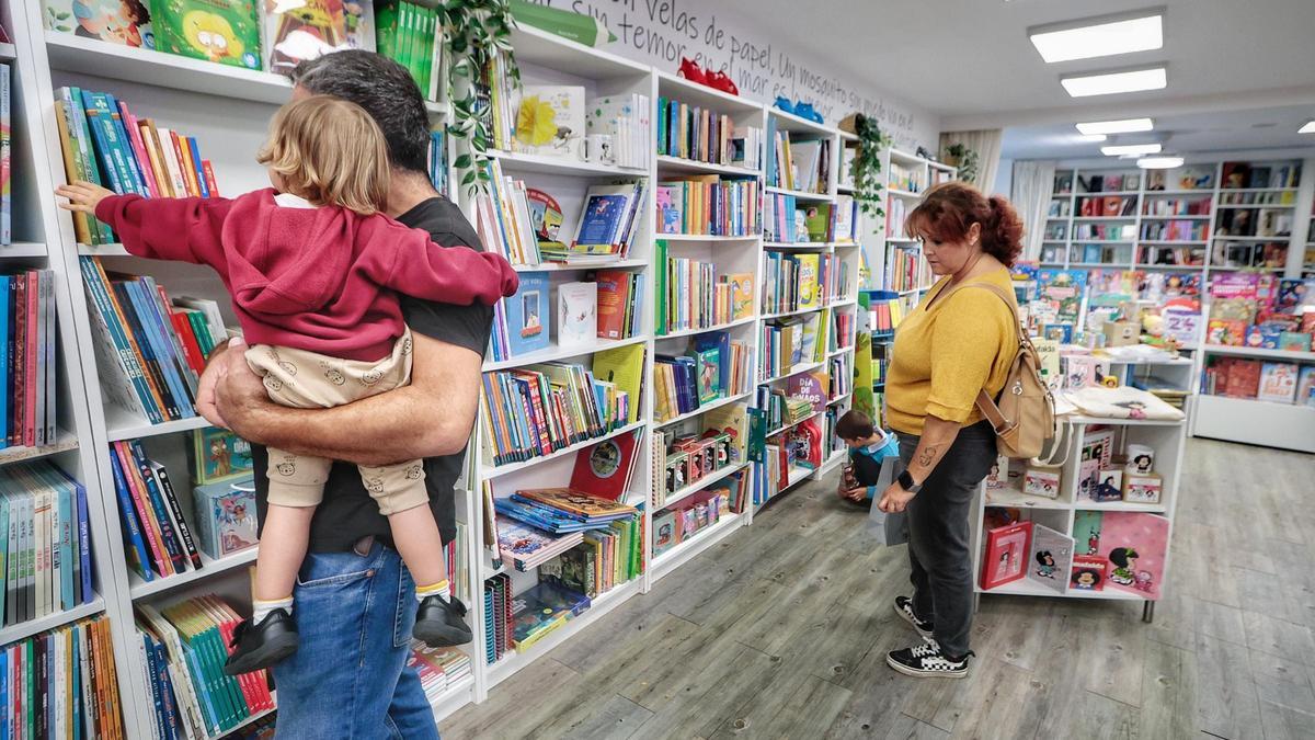 La librería El Barco de papel, en El Sauzal.
