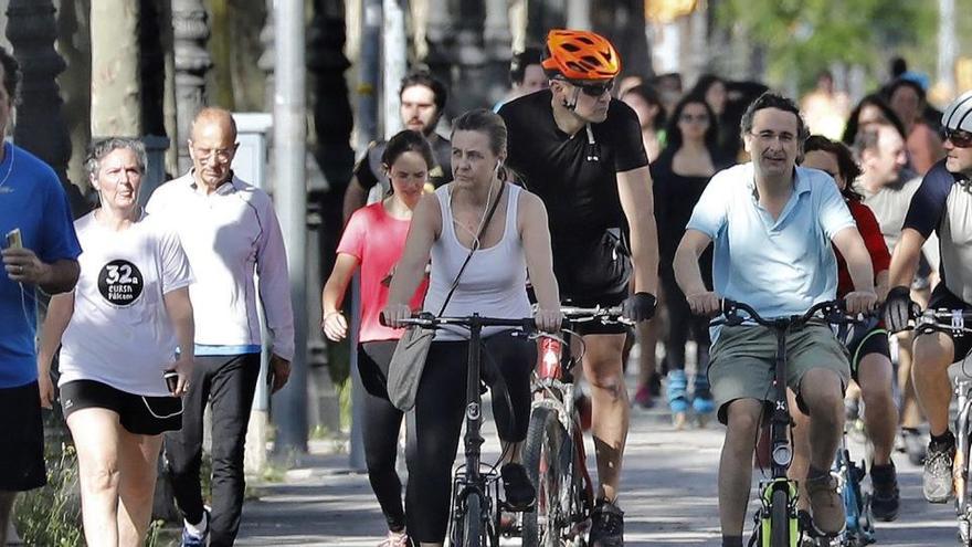 Gent al carrer, a Barcelona