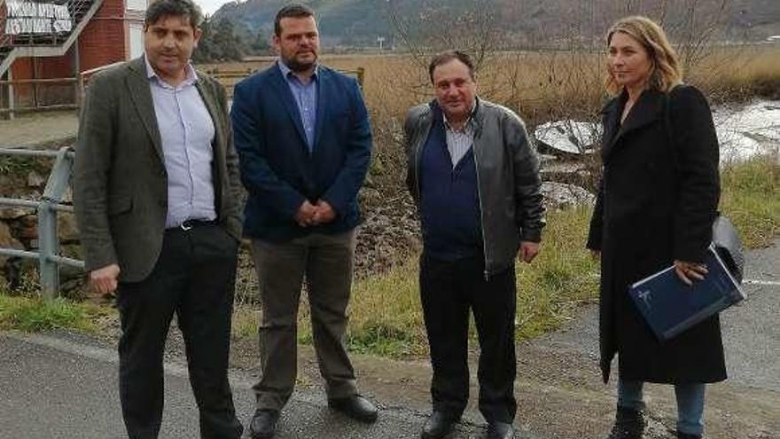 Francisco González, Adolfo García, Miguel Fernández y Marta Ana López.