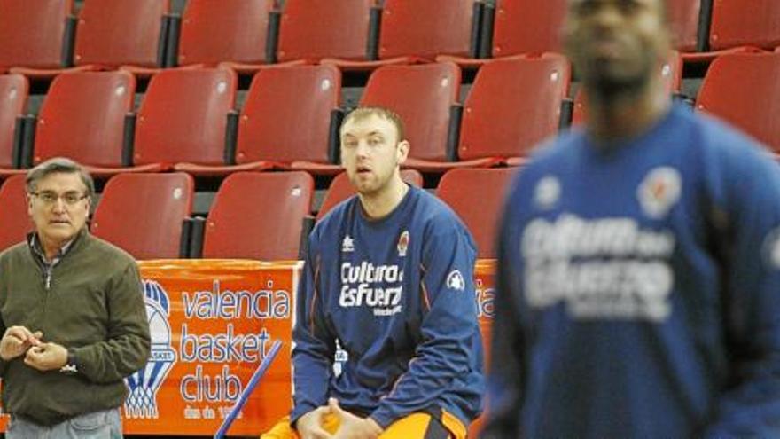 Entrenamiento del Valencia Basket