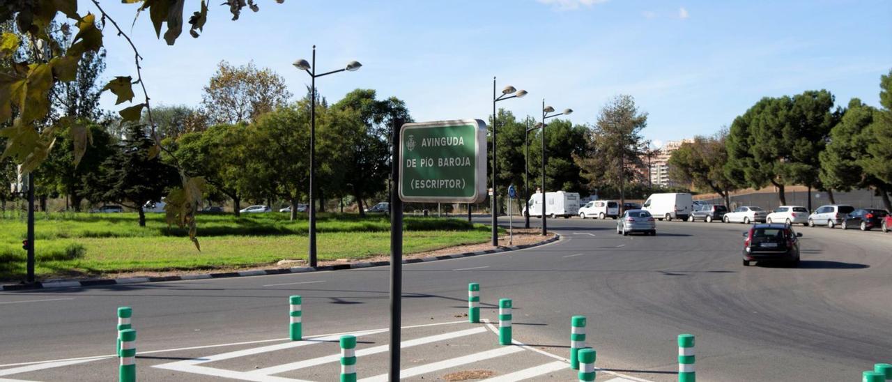 Rotonda de Pío Baroja, con la que ha de conectarse el acceso norte para la ciudad. | A.M.