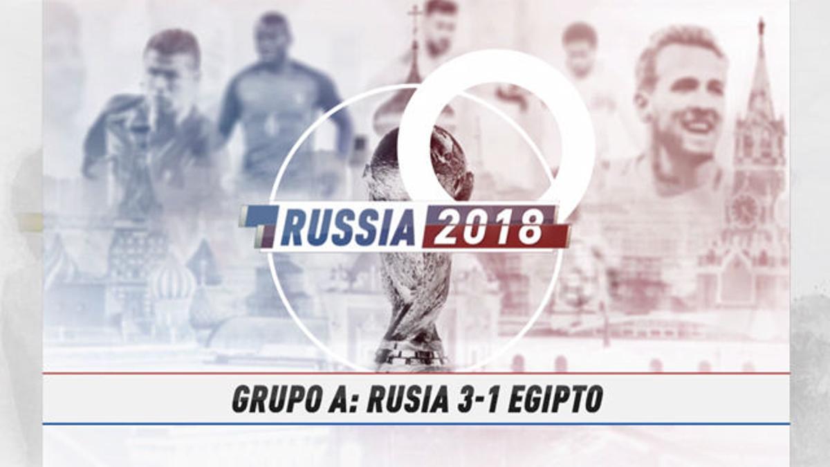 Rusia 2018 | Rusia deja a la Egipto de Salah con pie y medio fuera del Mundial