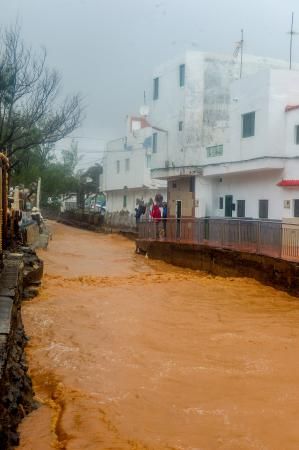 El paso de Hermine por el sur grancanario este domingo