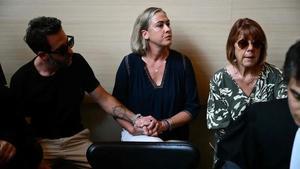 Caroline Darian, hija de los Pelicot, en un momento del juicio.